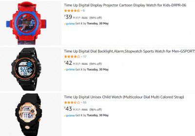 Kids Watches Starts ₹39