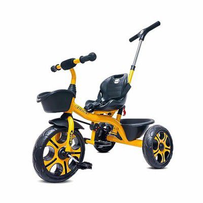 Kidsmate Buddy Plug N Play Kids/Baby Tricycle with Parental Control, Storage Basket, Cushion Seat and Seat Belt Carrying Capacity Upto 30 Kgs