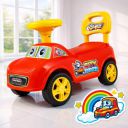 Kidsmate City Rider Baby Ride-On Push Car for Kids | Perfect for Indoor & Outdoor Fun for Toddlers 1.5+ Years - Red/Yellow...