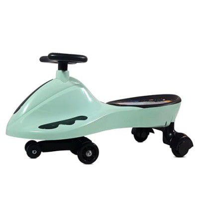Kidsmate Drift Swing Car for Kids - Ride-On Toy with PU Wheels, Non-Slip Pedals, and 360° Rotating Steering