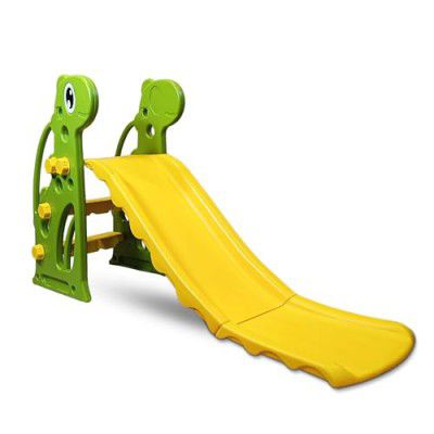 Kidsmate Indoor & Outdoor Fun Slide for Kids | Kids 2-4 Years | Supports Up to 30 kg - Yellow/Green