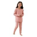 KidsThermal Set | Soft Cotton Blend Full Sleeves Top & Bottom Nightwear | Warm Innerwear Suit for Boys & Girls in Multicolour...