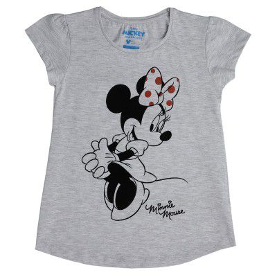 Kidsville Minnie Printed Half Sleeve Tshirt for Girls