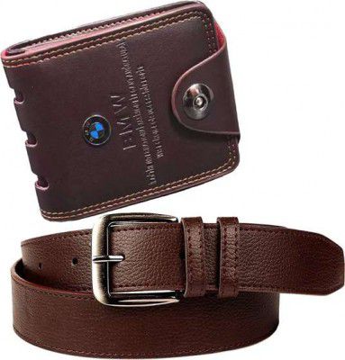 Kiggo Men Brown, Brown Artificial Leather Belt