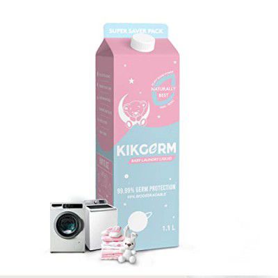 Kikgerm Plant Based Baby Laundry Detergent Liquid - 1100ml