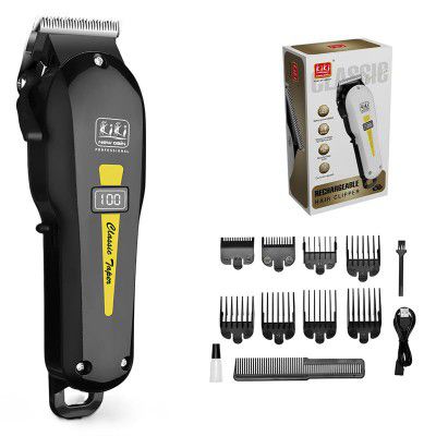 KIKI GAIN Salon Series Professional Cordless Hair Clipper Digital Display 7000 RPM, Model 5