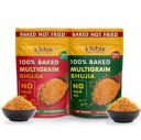 KIKIBIX Assorted Baked Healthy Bhujia (Pack of 2)...