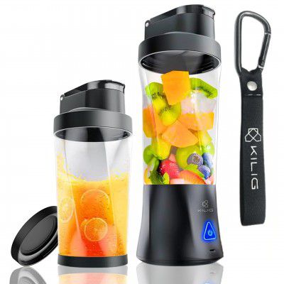 Kilig Vortex Pro 360W Dual Mode Portable Blender | 6000 mAh Battery, 2in1 700ml Jar, 22000RPM - BT