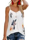 KILIG Women's 2023 V Neck Floral Spaghetti Strap Tank Tops Summer Boho Casual Sleeveless Shirts Blouses, Floral-a, Large...