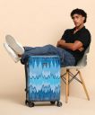 KILLER Hard Body Set of 2 Luggage 8 Wheels - NOVA - Blue...