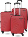 KILLER  Hard Body Set of 3 Luggage 4 Wheels - Arrow- Combo Set (28+24"+20") - Red...
