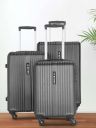 KILLER Hard Body Set of 3 Luggage 4 Wheels - STRING - Combo Set (28"+24"+20") - Silver...