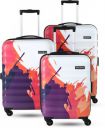 KILLER Hard Body Set of 3 Luggage - SPLASHPRINTED Combo set (30 Inch+ 26 Inch+ 22 Inch) - Multicolor...