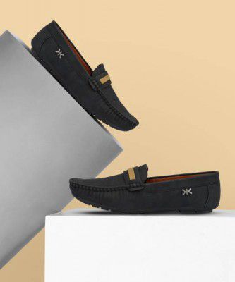 KILLER  KL8041 Lightweight Comfort Summer Trendy Premium Stylish Loafers For Men  (Black)