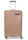 KILLER Large Check-in Suitcase (73 cm) 4 Wheels - Hard Sided 4 Wheel Spinners, Expandable Travel & Luggage Bags Trolley - Khaki...