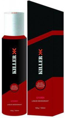 KILLER Liquid Strom Deodorant Spray - For Men (150 ml)