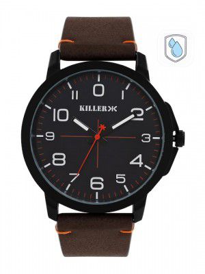 Killer Men Black Solid Analogue Watch KL-9A