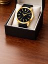 Killer Men Brass Patterned Dial & Straps Analogue Watch KLR-GR008-BLK-BLK...