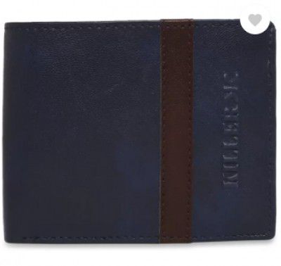 KILLER  Men Casual Blue Artificial Leather Wallet  (6 Card Slots)
