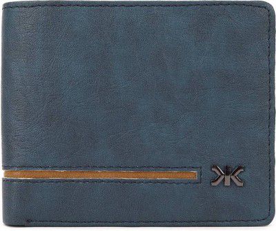 KILLER  Men Casual Blue Artificial Leather Wallet - Regular Size  (6 Card Slots)