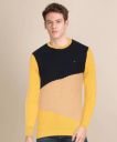 KILLER Men Colorblock Round Neck Multicolor Sweater...