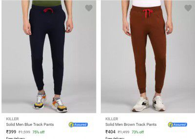 Killer Mens Track Pants Upto 78% Off