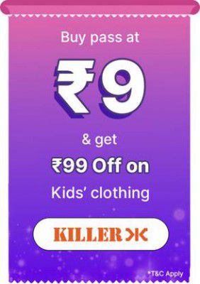 BBD Sale | Killer Pass only at Rs. 9 and get a discount of 25% upto Rs. 99  