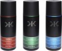 KILLER SEN/ENG/SCN-Set Stndrd Astd Deodorant Spray - For Men (450 ml, Pack of 3)...