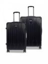 Killer Set Of 2 Textured Hard-Sided Trolley Bags...