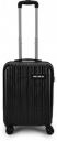 KILLER Small Cabin Suitcase (53 cm) 8 Wheels - Classic Light-Weight & Durable Polycarbonate Black Hard Luggage - Black...