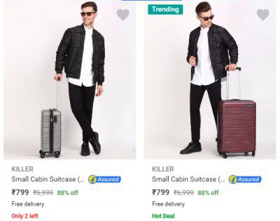 Killer Suitcase upto 80% off