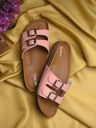 KILLER Women Flats Sandal  (Pink , 8)...
