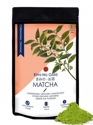 Kimino Gold Ceremonial Organic Matcha Tea, 50g