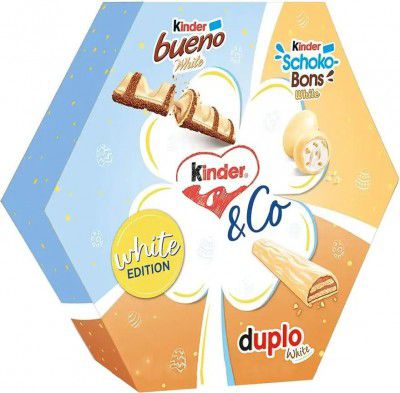 Kinder & Co White Edition, Chocolate Assortment Gift Box, Kinder Bueno, Schoko-Bons
