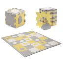 Kinderkraft Luno Shapes Foam Puzzle Mat (Yellow)...