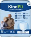 KINDFIT Pull UP Pants,Medium,Waist Size (60-85 Cm |24 -33 Inch) Adult Diapers - M  (10 Pieces)...