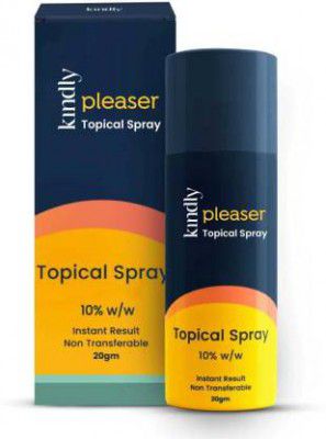 Kindly Health Pleaser Topical Spray | Non-Transferrable Spray For Men|Pack of 1  (20 g)