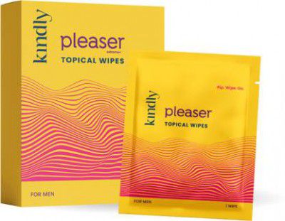 Kindlyhealth Kindly Pleaser Wipes for Delay for Men Intimate Wipes  (10 Sheets)