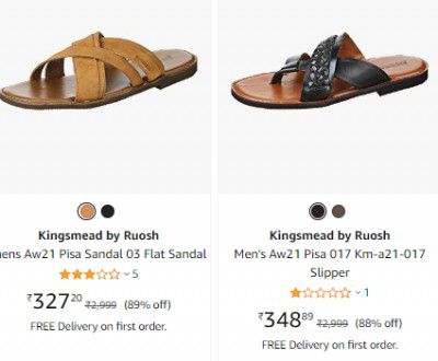 Kingsmead by Ruosh mens Slipper Up to 89% Off