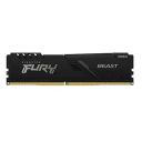 Kingston Fury Beast 16GB 3200MHz DDR4 CL16 Desktop Memory Single Stick KF432C16BB/16, Black...
