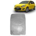 Kingsway 3G PVC Rubber Car Floor Foot Tray Mats Universal Fit for Ford Figo, Model Year : 2008 - 2014, Color : Transparent, Complete Set of 5 Pieces...