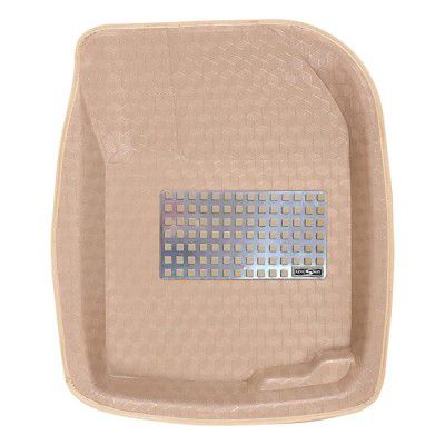 Kingsway 4D Floor Mats Suitable for Toyota Fortuner, Model Year : 2017 - 2020, Color : Beige, PVC, 1 Set