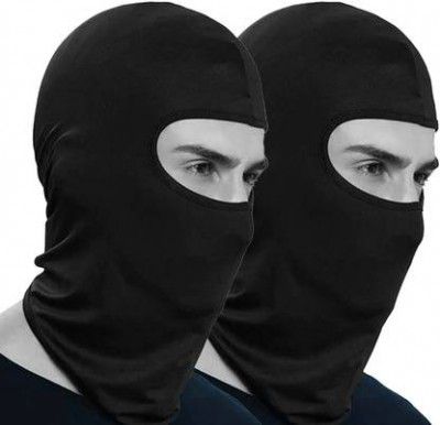 Kingsway Black Bike Face Mask [ Pack of 2]