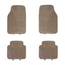 Kingsway Car Floor PVC Foot Mats Universal Fit for Skoda Fabia, Model Year : 2007-2014, Color : Beige, Set of 4 Pieces...