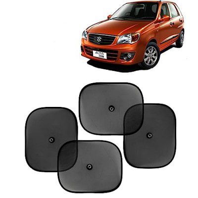 KINGSWAY Car Window Curtain Sticky Sun Shades Compatible  4 Pieces