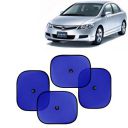 KINGSWAY Car Window Curtain Sticky Sun Shades Compatible with Honda Civic, (Year 2006-2015), 4 Pieces...