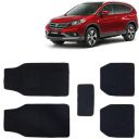Kingsway Carpet Style Universal Car Mats for Honda CRV, 2012-2018 Model, Black Color Anti Slip Car Floor Foot Mats, Complete Set of 5 Piece, Executive Series...