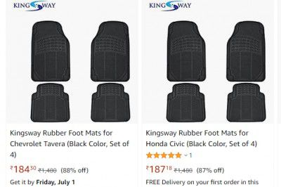 Kingsway Foot Mats Up to 88% off