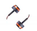 Kingsway kkmhblghtbk20019 Bar End Turn Signal Grip Indicators for Yamaha R15 (Black, Pack of 2)...