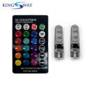 Kingsway LED Parking Bulb with IR Remote for All Cars and Bikes (Pack of 2, Small, Multi-color)...